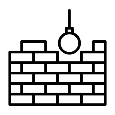 inşaat simgesi vektör illüstrasyonu