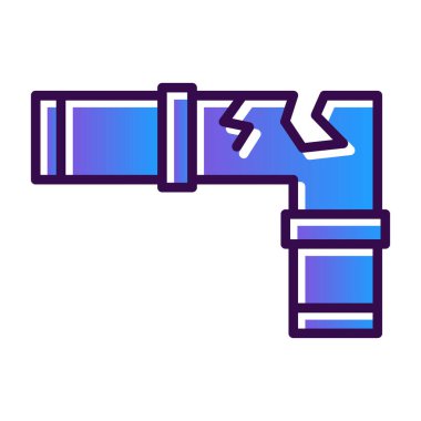 boru simgesi vektör çizimi çizimi