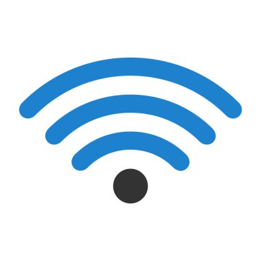 wifi simgesi, vektör illüstrasyonu basit tasarım