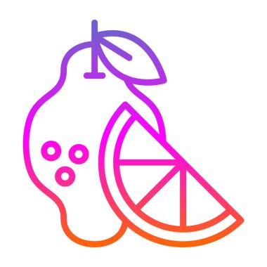 lemon. Web simgesi basit illüstrasyon