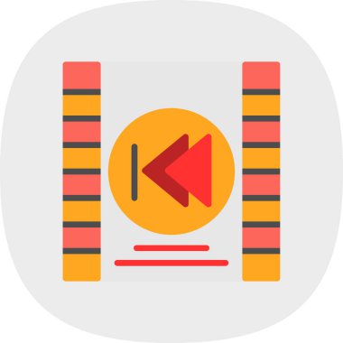 Geri dön, oku geri götür, sol vektör simgesi. Geriye, önceki düğme 