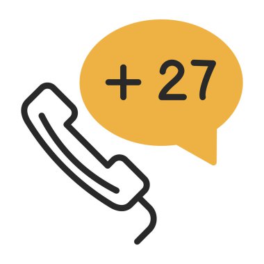 Telefon çağrı ikonu vektör. tip