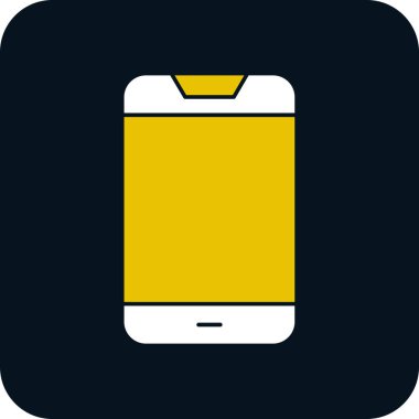 Akıllı telefon simgesinin vektör illüstrasyonu 