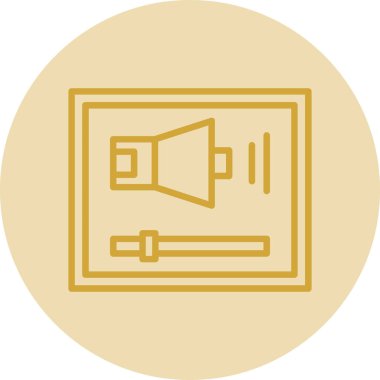 Film simgesinin vektör illüstrasyonu