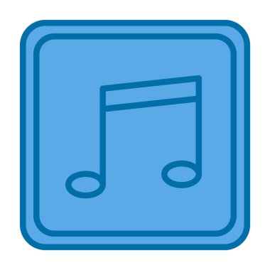 müzik çalar ikon vektör illüstrasyonu