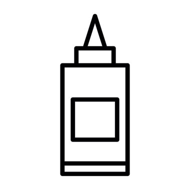 Yapıştırıcı ağ simgesi, vektör illüstrasyonu 