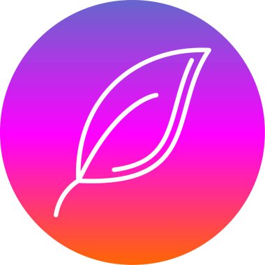 Yaprak vektör simgesi