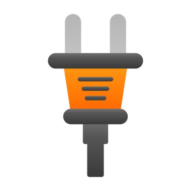 Plug web simgesi, simge illüstrasyonu