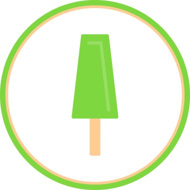 dondurma ikonu vektör illüstrasyonu