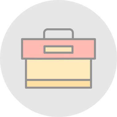 Çanta. Web simgesi basit tasarım