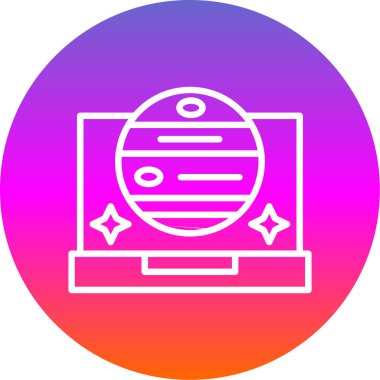 dizüstü bilgisayar simgesi, vektör illüstrasyonu basit tasarım