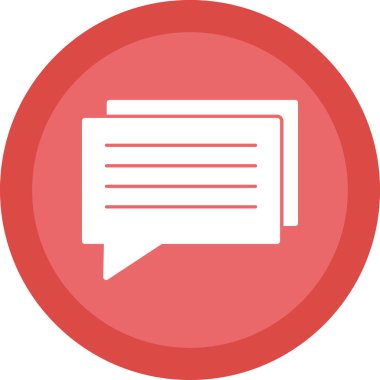 sohbet baloncuğu ileti vektör çizgisi simgesi 