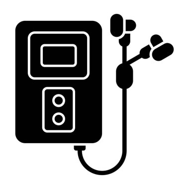 Modern b 'nin vektör illüstrasyonu eksik simgesi