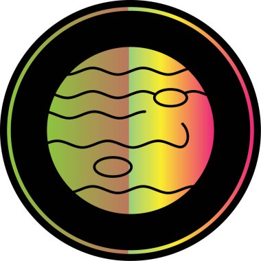 gökkuşağı simgesi vektörü, vektör, illüstrasyon