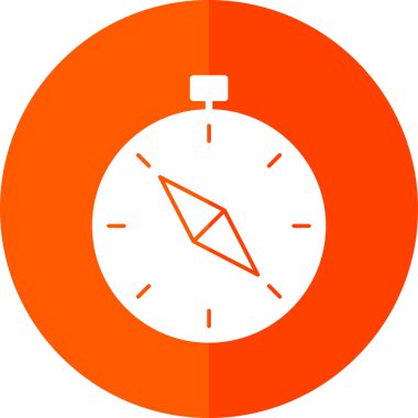 vector illustration of Compass modern icon            