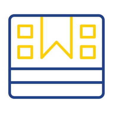 Paket kutusu simgesi, vektör illüstrasyonu 