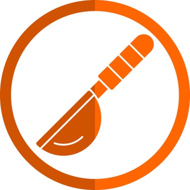 Ladle Web simgesi, vektör illüstrasyonu