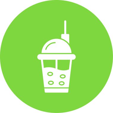 Kahve. Web simgesi basit illüstrasyon