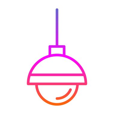 Bir top simgesinin vektör illüstrasyonu