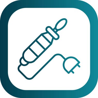 Bir tornavida simgesinin vektör çizimi