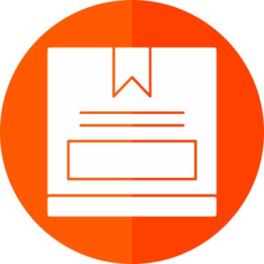 kutu simgesi, vektör illüstrasyonu basit tasarım