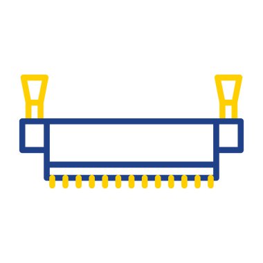 Modern El Testere simgesinin vektör çizimi              