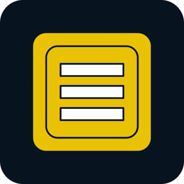 restoran menü simgesi, vektör illüstrasyonu basit tasarım