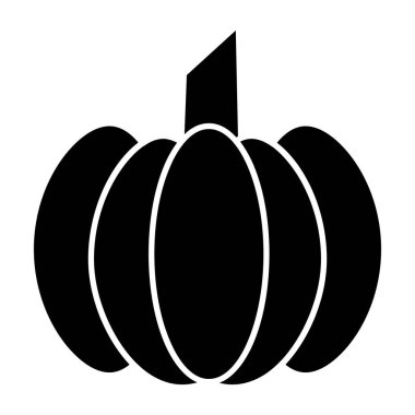 balkabağı ikon vektör çizimi