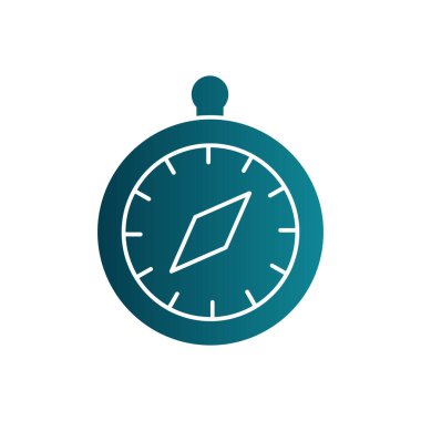 vector illustration of Compass modern icon            