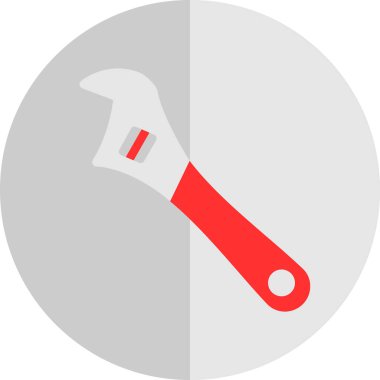 İngiliz anahtarı. Web simgesi basit illüstrasyon