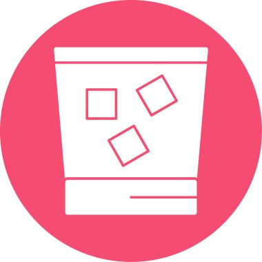 içki ikonu vektör illüstrasyonu