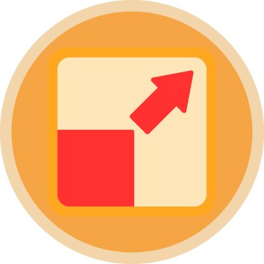 ok aşağı ok simgesi ile doldurulmuş dış hat biçimi