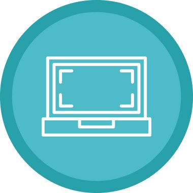 izleyici ikon vektör illüstrasyonu