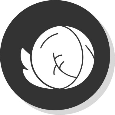 Bir kuş simgesinin vektör illüstrasyonu