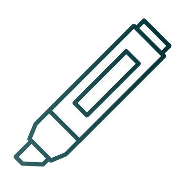 Vurgulama simgesi vektör illüstrasyonu