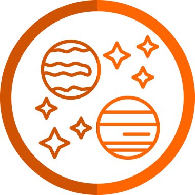 Bir uydunun vektör çizimi