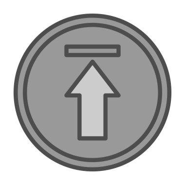 gönderme satırı simgesi, vektör illüstrasyonu