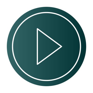 Düğme simgesi logo çizimini oynat