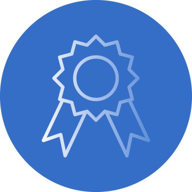 Madalya Web simgesi basit illüstrasyon 