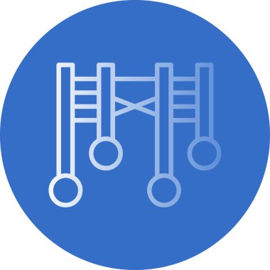 Swing simgesinin vektör illüstrasyonu