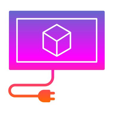 Modern simgenin vektör illüstrasyonu