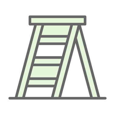 merdiven simgesi, vektör illüstrasyonu basit tasarım