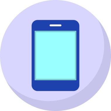 Akıllı telefon simgesinin vektör illüstrasyonu 