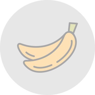 muz ikonu. vektör çizimi tasarımı 