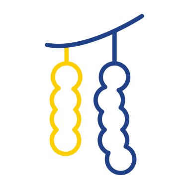 asma ipi simgesi, satır ve doldurma biçimi