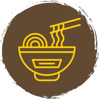 Erişte. Web simgesi vektör illüstrasyonu