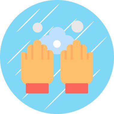 Hava durumu. Web simgesi basit illüstrasyon