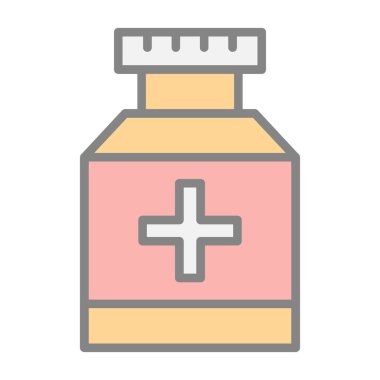 şişe vektör simgesi modern illüstrasyon