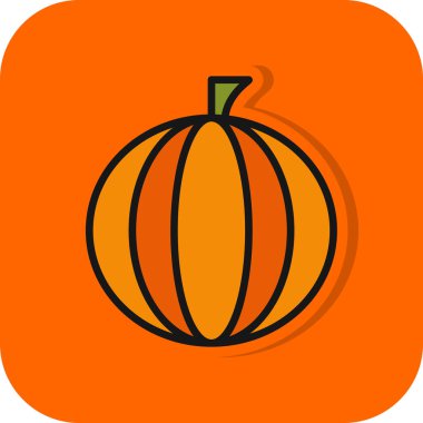 Cadılar Bayramı ikonlu bir balkabağı çizimi