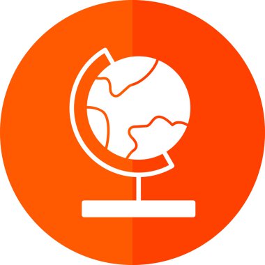 dünya küresel vektör düz tasarım 